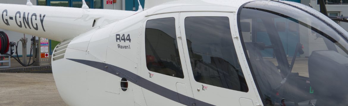 4 Seat Piston helicopter built by Robinson Helicopters