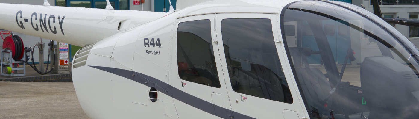 4 Seat Piston helicopter built by Robinson Helicopters