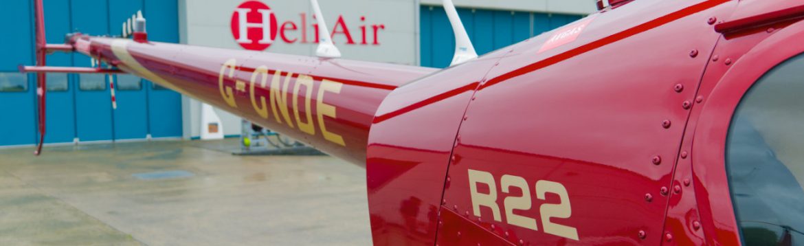 2 Seater R22 Beta II piston helicopter built by Robinson Helicopters