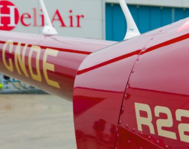2 Seater R22 Beta II piston helicopter built by Robinson Helicopters