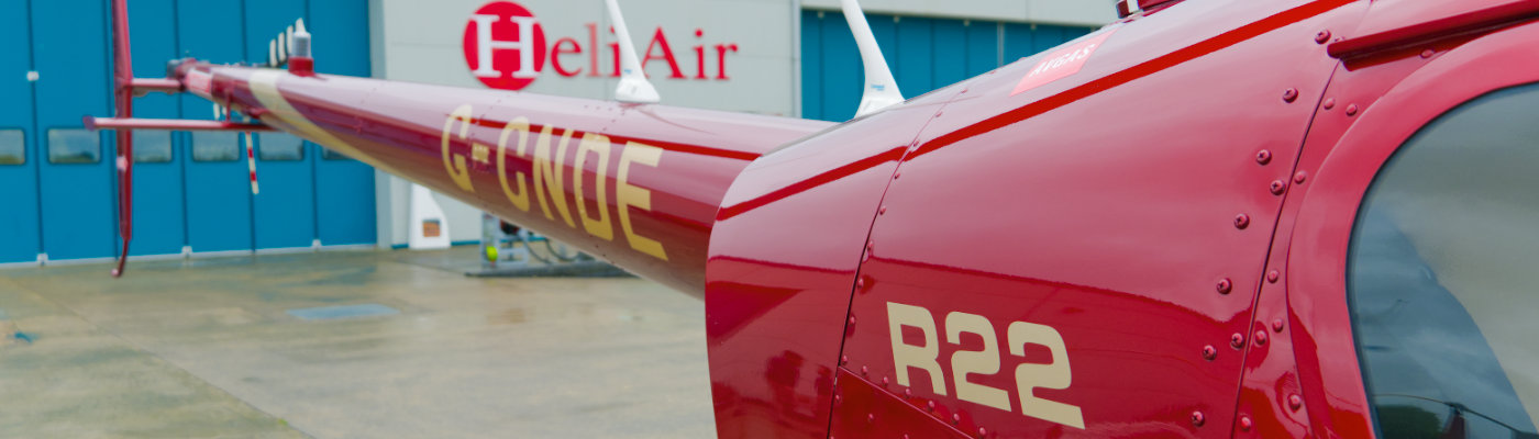 2 Seater R22 Beta II piston helicopter built by Robinson Helicopters