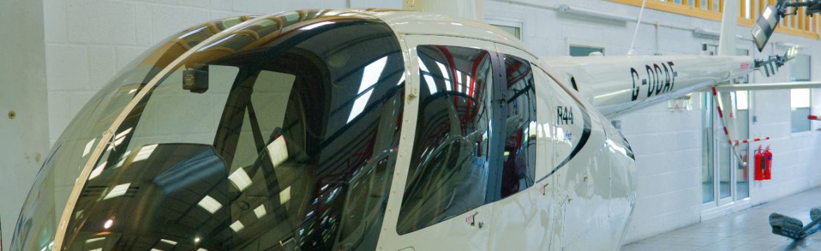 4 Seater Piston Helicopter built by Robinson Helicopters