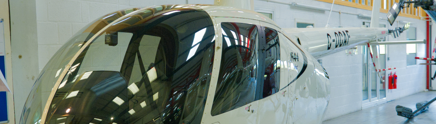 4 Seater Piston Helicopter built by Robinson Helicopters