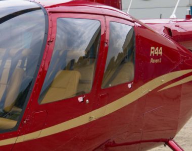 4 seat Piston Helicopter built by Robinson Helicopters